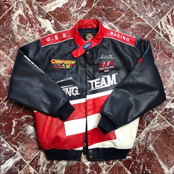 first down leather jacket